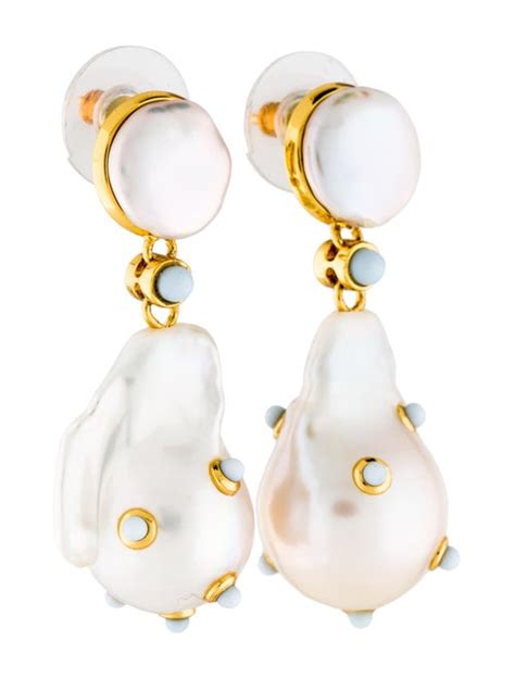 celine baroque drop earrings